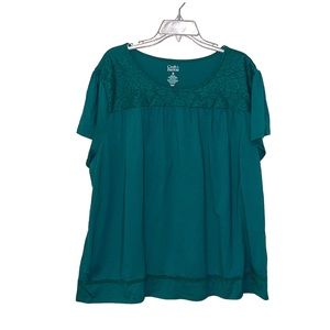 Croft & Barrow Teal Blouse